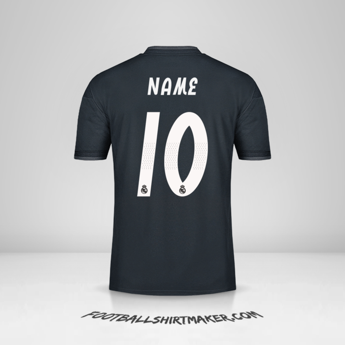 Shirt Real Madrid CF Cup 2018/19 Away -  name - 10