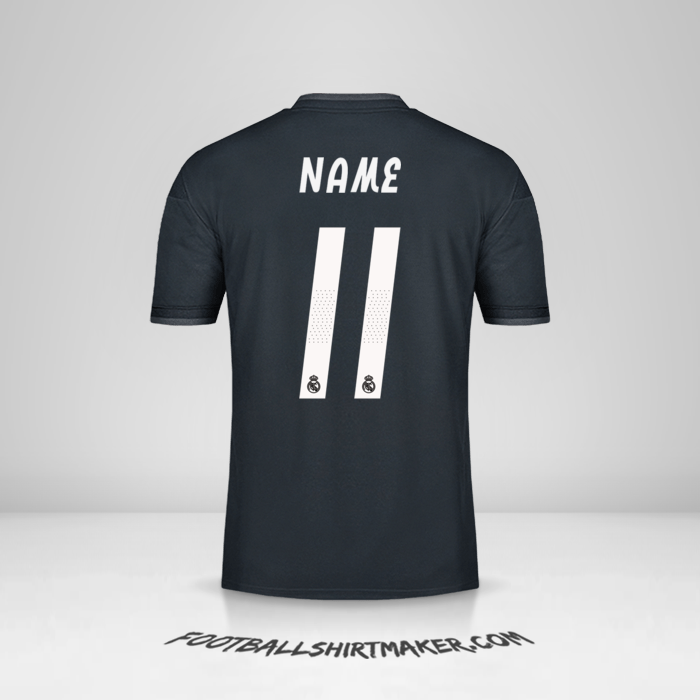 Trikot Real Madrid CF Cup 2018/19 Auswärts -  name - 11