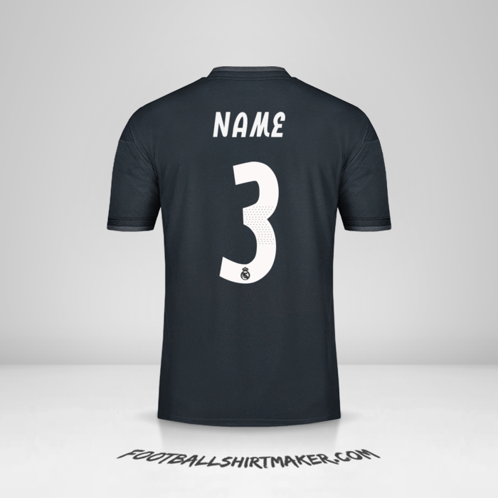 Jersey Real Madrid CF Cup 2018/19 Away -  name - 3