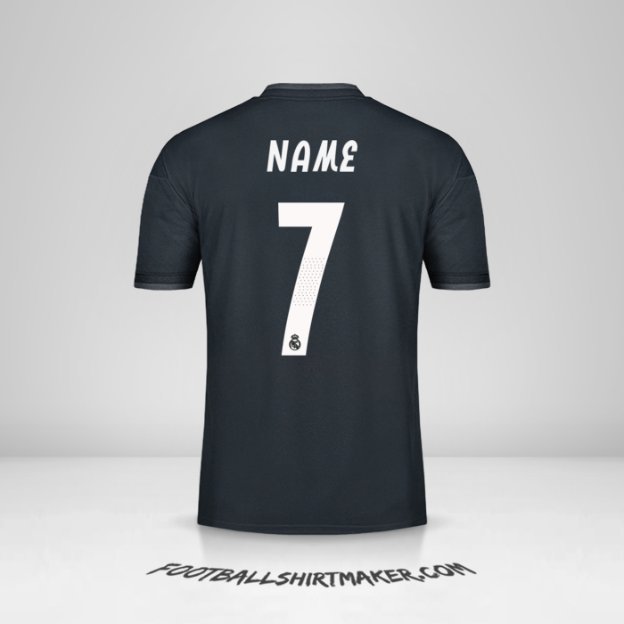 Trikot Real Madrid CF Cup 2018/19 Auswärts -  name - 7
