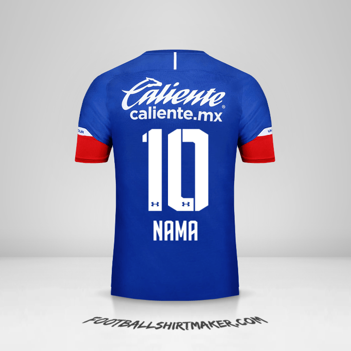 Jersey Cruz Azul 2018/19 -  nama - 10