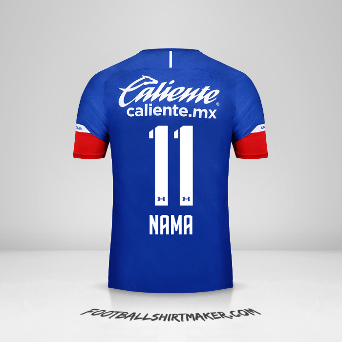 Jersey Cruz Azul 2018/19 -  nama - 11