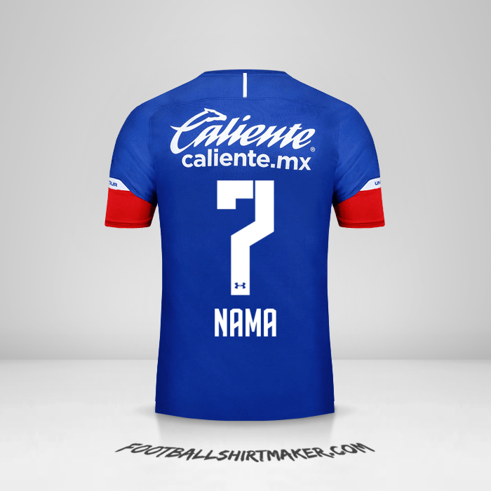 Jersey Cruz Azul 2018/19 -  nama - 7