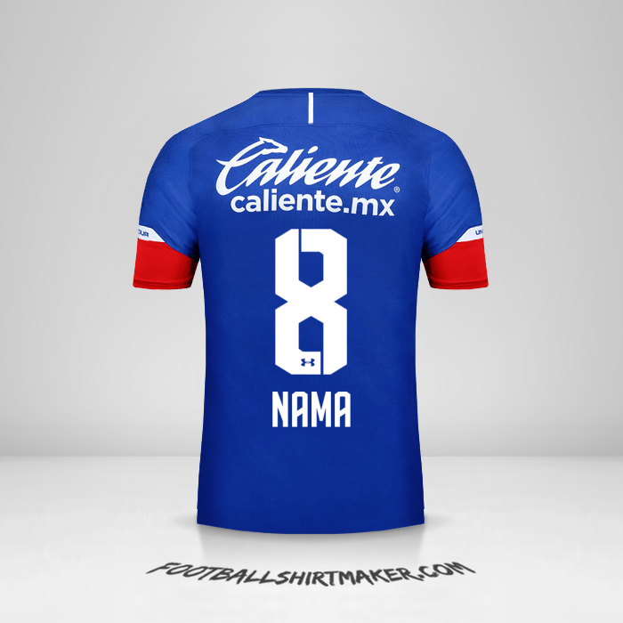 Jersey Cruz Azul 2018/19 -  nama - 8