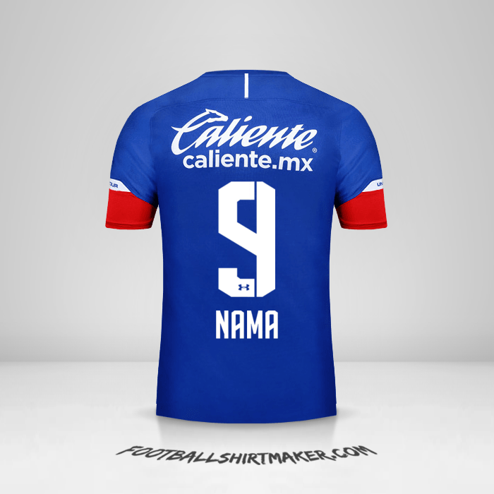 Jersey Cruz Azul 2018/19 -  nama - 9