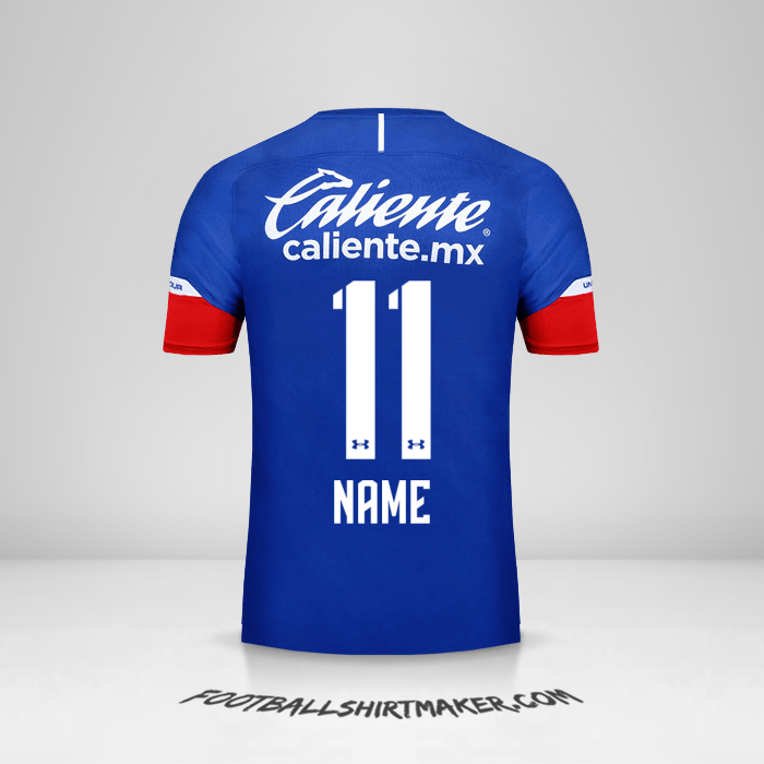 Shirt Cruz Azul 2018/19 -  name - 11