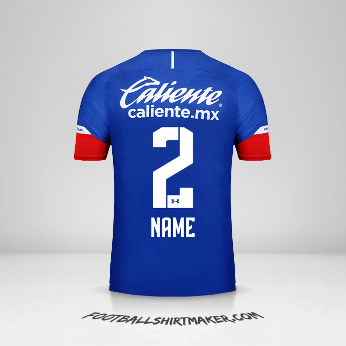 Shirt Cruz Azul 2018/19 -  name - 2