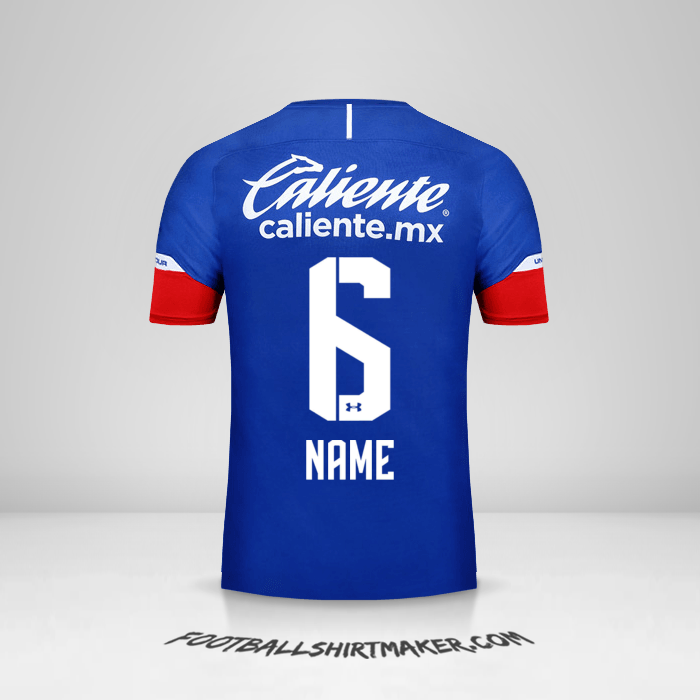 Shirt Cruz Azul 2018/19 -  name - 6
