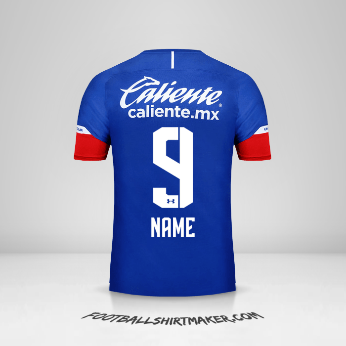 Jersey Cruz Azul 2018/19 -  name - 9