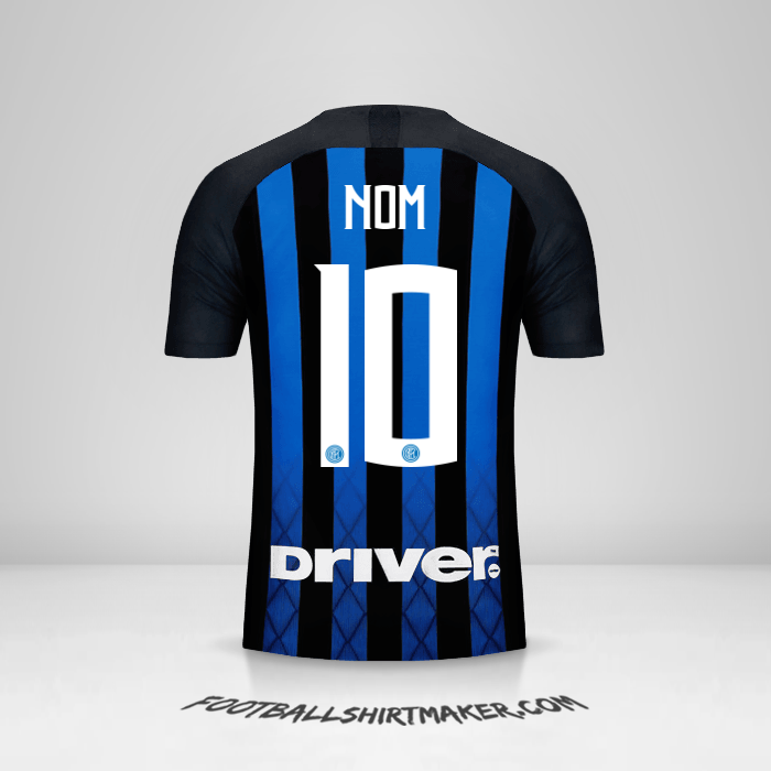 Maillot Inter 2018/19 -  nom - 10
