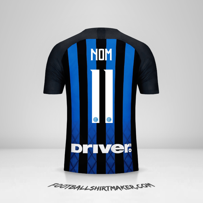 Maillot Inter 2018/19 -  nom - 11