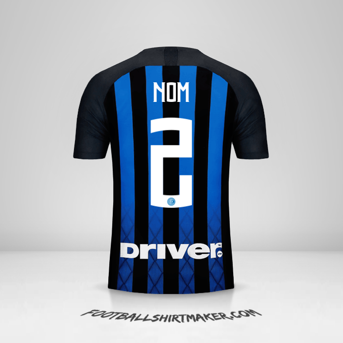 Maillot Inter 2018/19 -  nom - 2