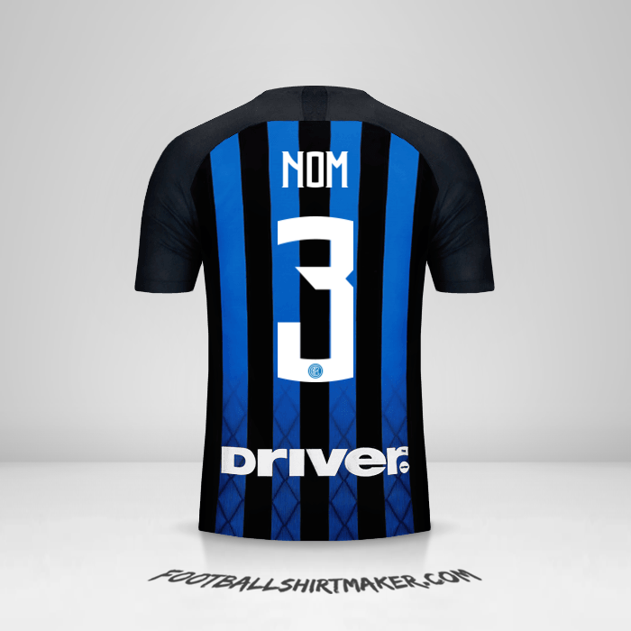 Maillot Inter 2018/19 -  nom - 3