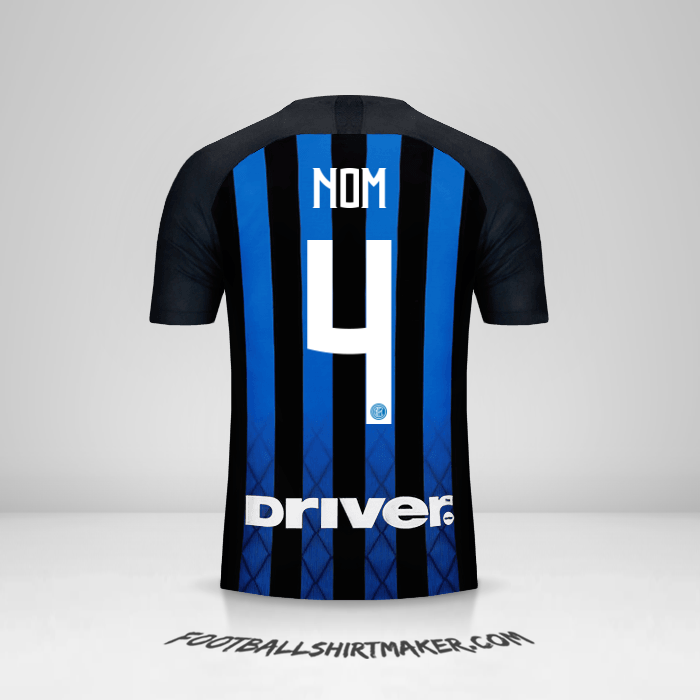 Maillot Inter 2018/19 -  nom - 4