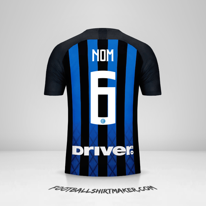 Maillot Inter 2018/19 -  nom - 6
