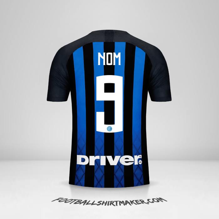 Maillot Inter 2018/19 -  nom - 9
