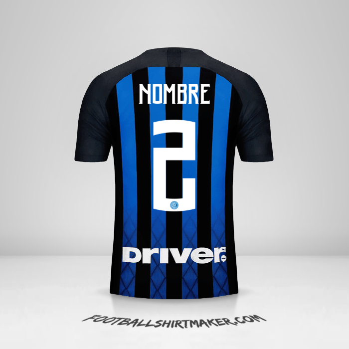 Jersey Inter 2018/19 -  nombre - 2