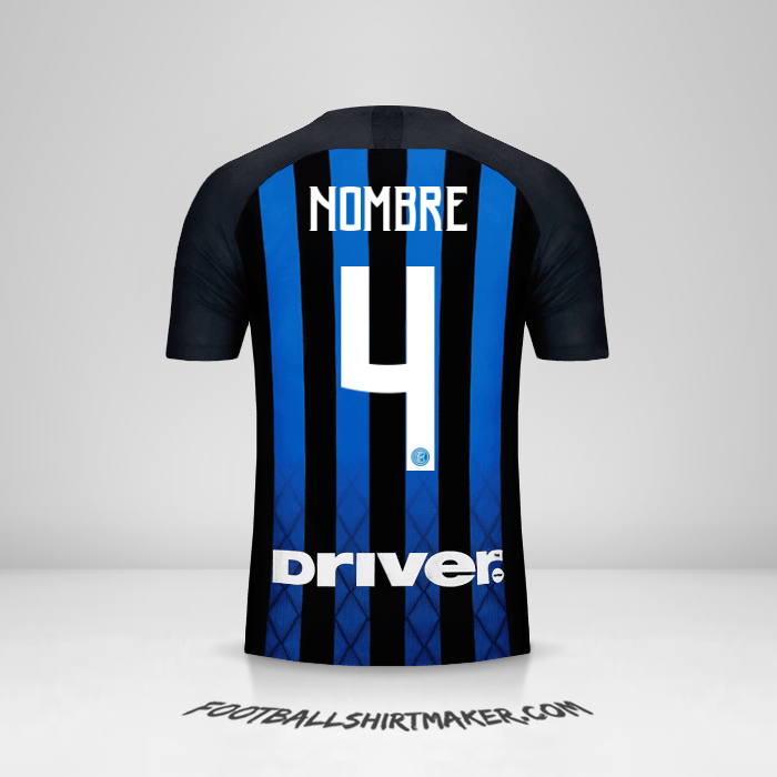Jersey Inter 2018/19 -  nombre - 4