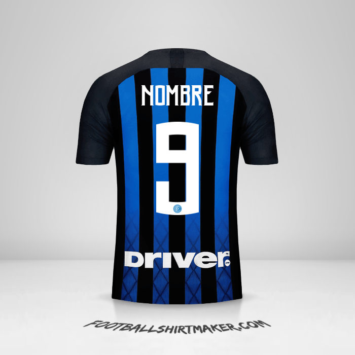 Jersey Inter 2018/19 -  nombre - 9