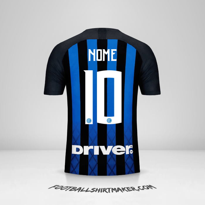 Camisa Inter 2018/19 -  nome - 10