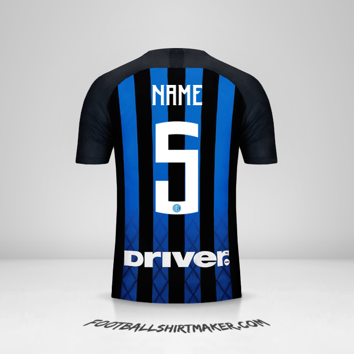 Shirt Inter 2018/19 -  name - 5