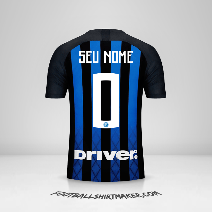 Camisa Inter 2018/19 -  seu nome - 0