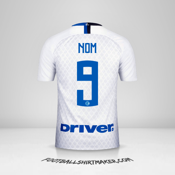 Maillot Inter 2018/19 Extérieur -  nom - 9