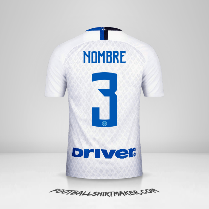 Jersey Inter 2018/19 Visita -  nombre - 3