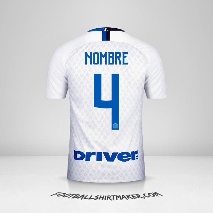 Jersey Inter 2018/19 Visita -  nombre - 4
