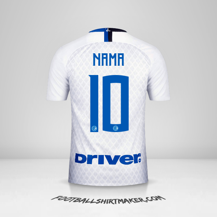 Jersey Inter 2018/19 Alternatif -  nama - 10