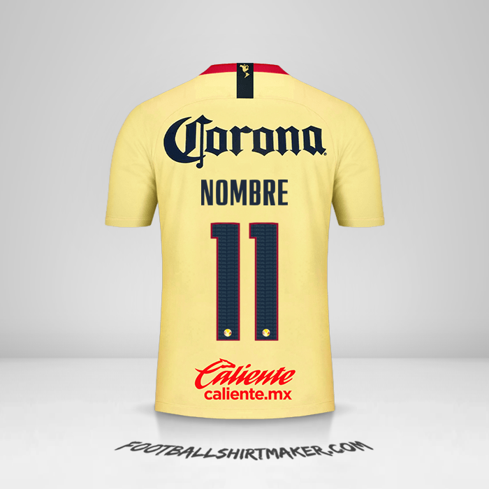 Camiseta Club America 2018/19 -  nombre - 11