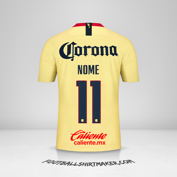 Camisola Club America 2018/19 -  nome - 11