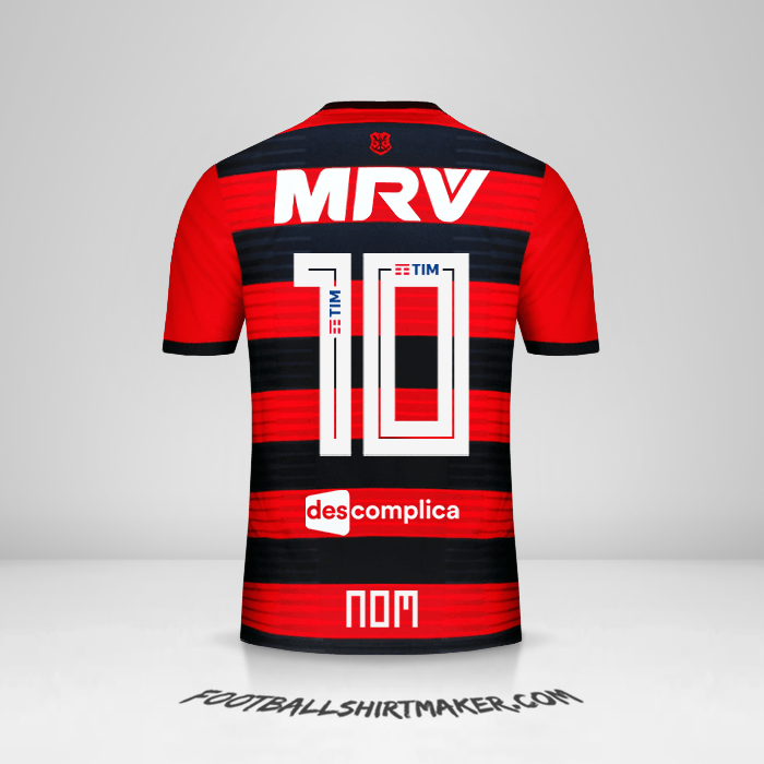 Maillot Flamengo 2018/19 -  nom - 10