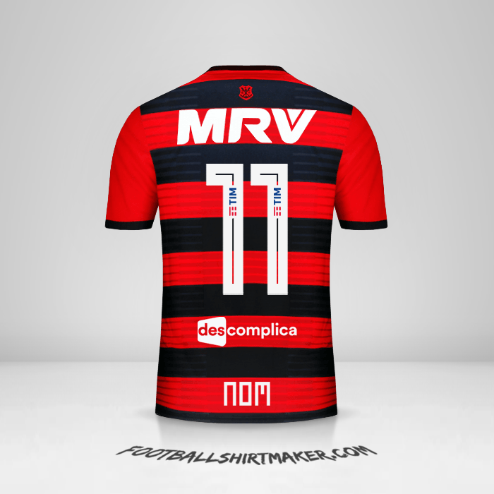 Maillot Flamengo 2018/19 -  nom - 11