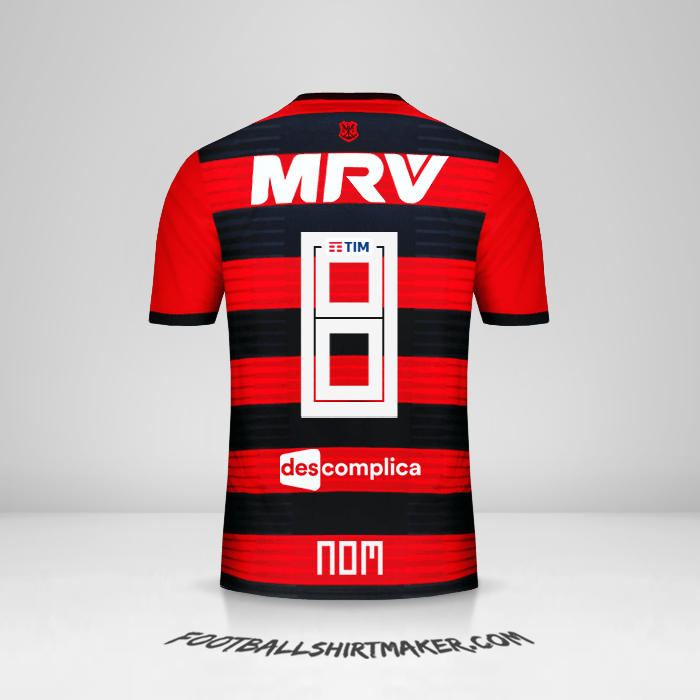 Maillot Flamengo 2018/19 -  nom - 8
