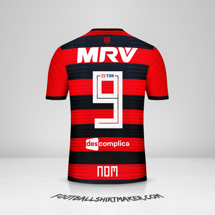 Maillot Flamengo 2018/19 -  nom - 9