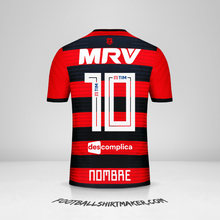 Jersey Flamengo 2018/19 -  nombre - 10