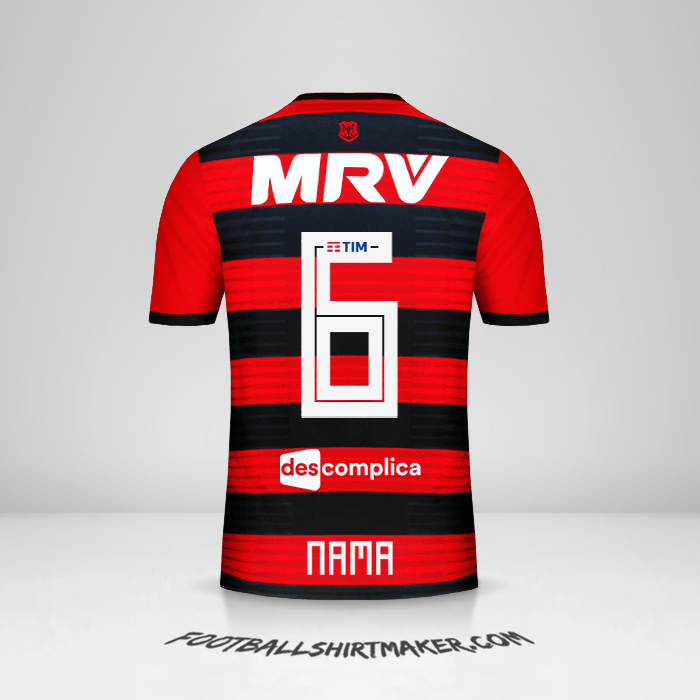 Jersey Flamengo 2018/19 -  nama - 6
