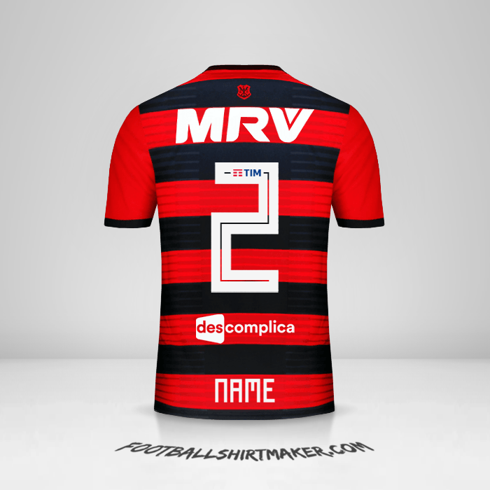Shirt Flamengo 2018/19 -  name - 2