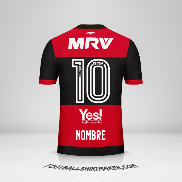 Jersey Flamengo 2017/18 -  nombre - 10