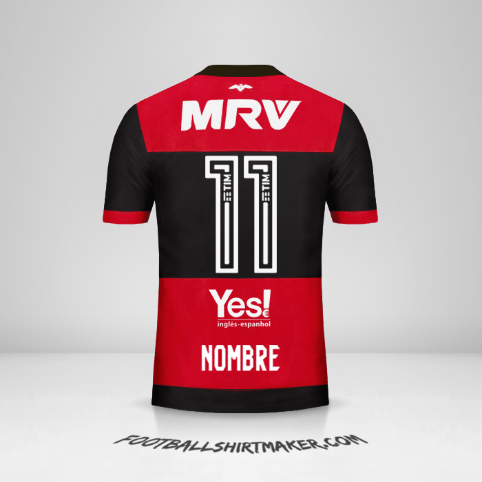 Jersey Flamengo 2017/18 -  nombre - 11