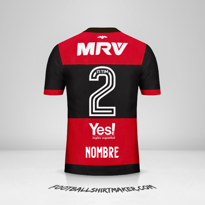 Jersey Flamengo 2017/18 -  nombre - 2
