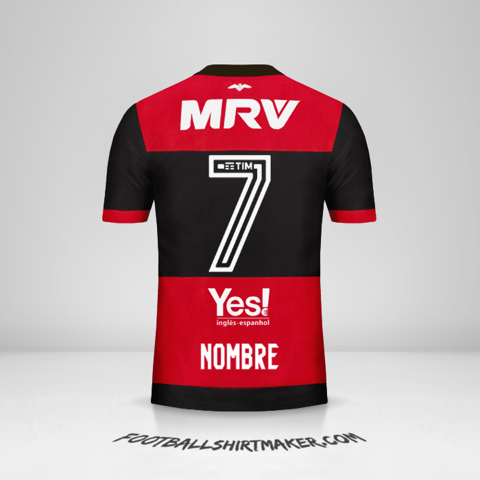 Jersey Flamengo 2017/18 -  nombre - 7