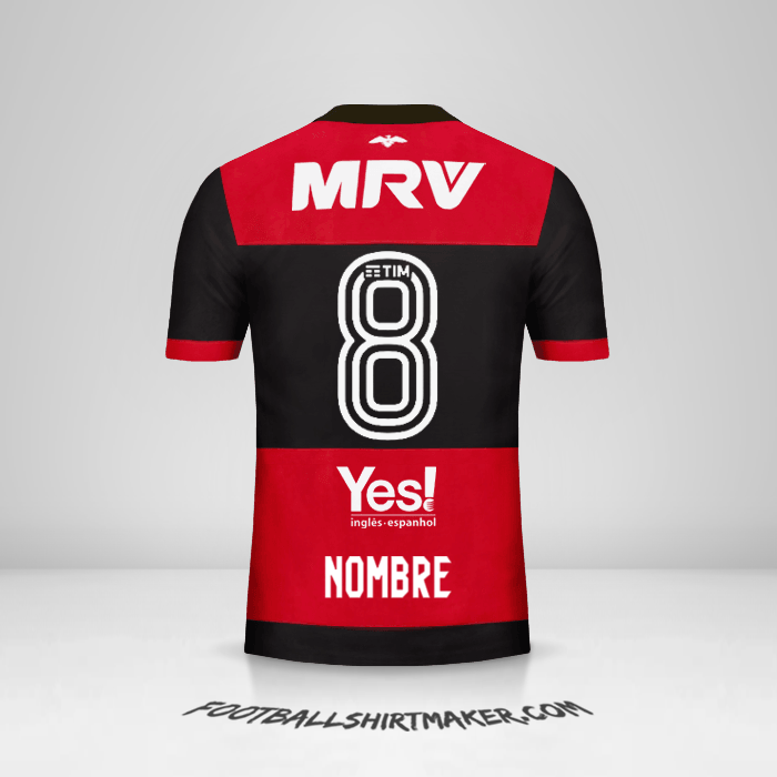 Jersey Flamengo 2017/18 -  nombre - 8