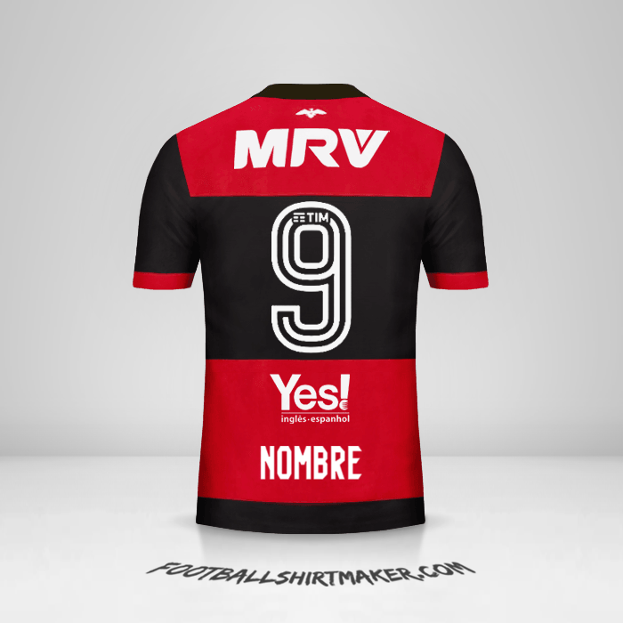 Jersey Flamengo 2017/18 -  nombre - 9