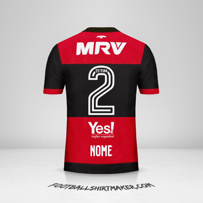 Camisola Flamengo 2017/18 -  nome - 2
