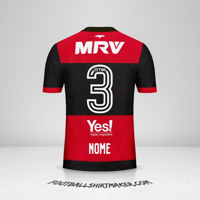 Camisola Flamengo 2017/18 -  nome - 3