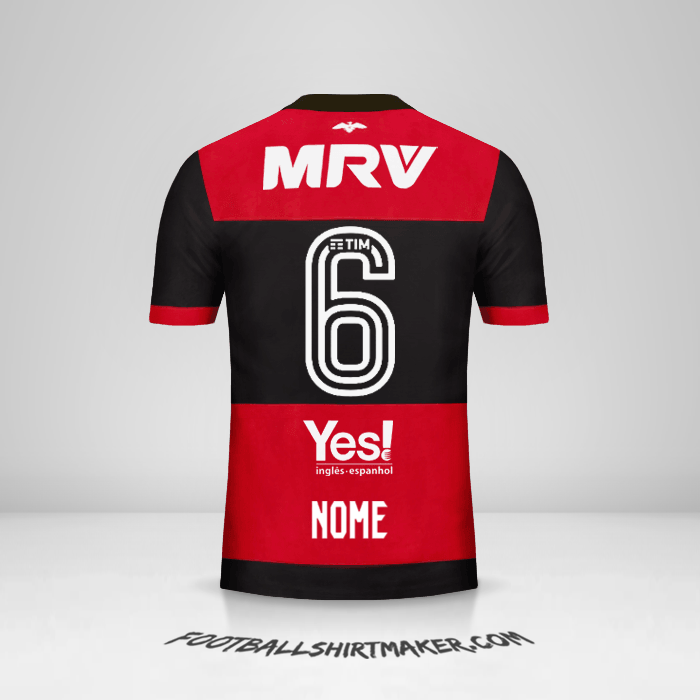 Camisola Flamengo 2017/18 -  nome - 6