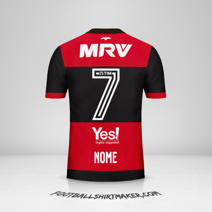 Camisola Flamengo 2017/18 -  nome - 7