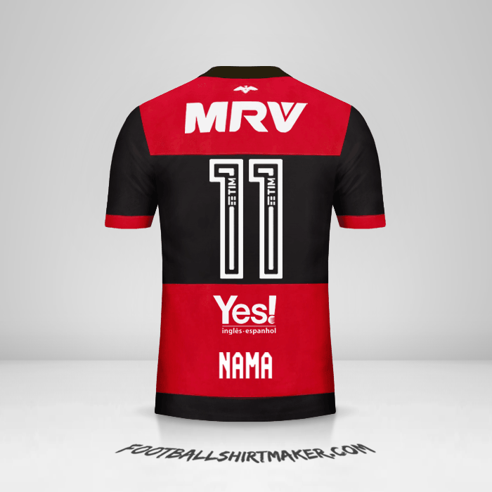 Jersey Flamengo 2017/18 -  nama - 11